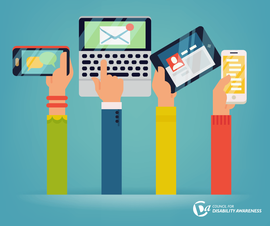 Hands holding devices