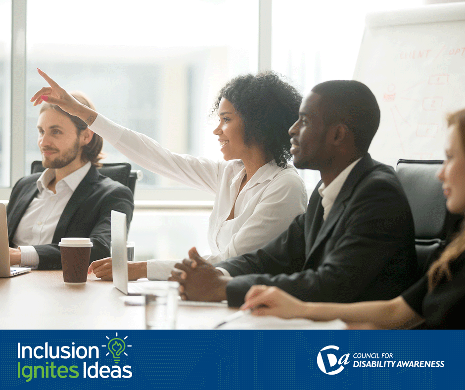 Inclusion Ignites Ideas: Working with a disability? Steps for self-advocacy