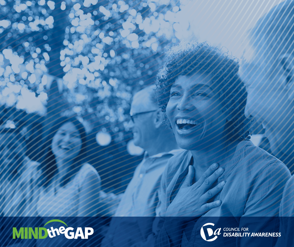 Mind the Gap campaign: Group of mature friends enjoying the good life