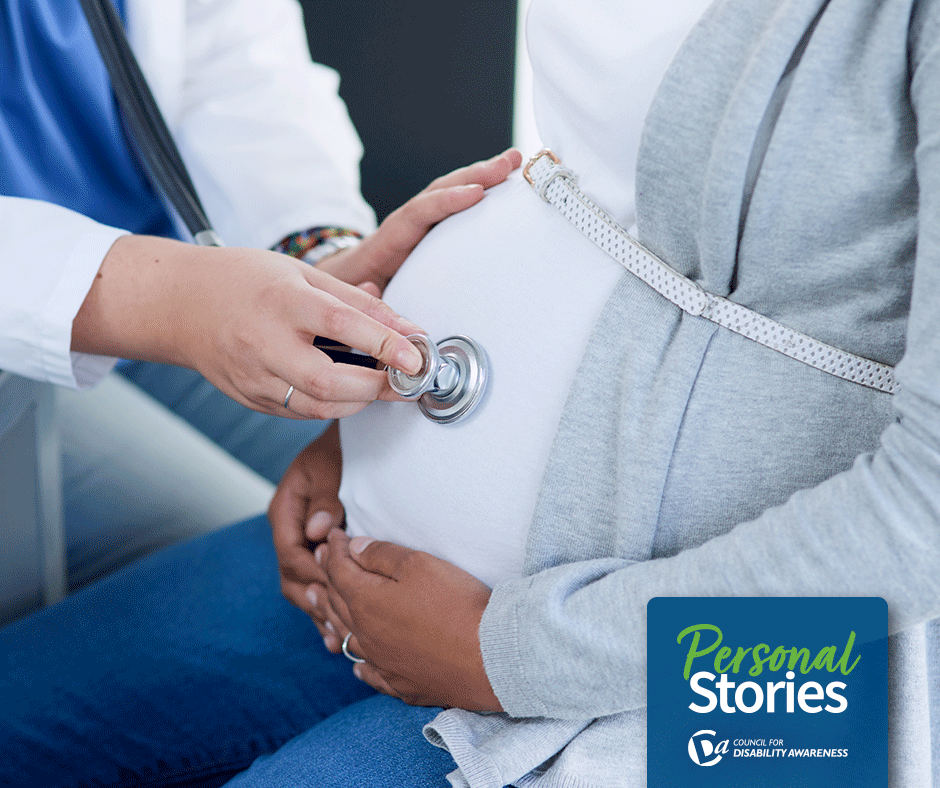pregnant woman being checked by doctor