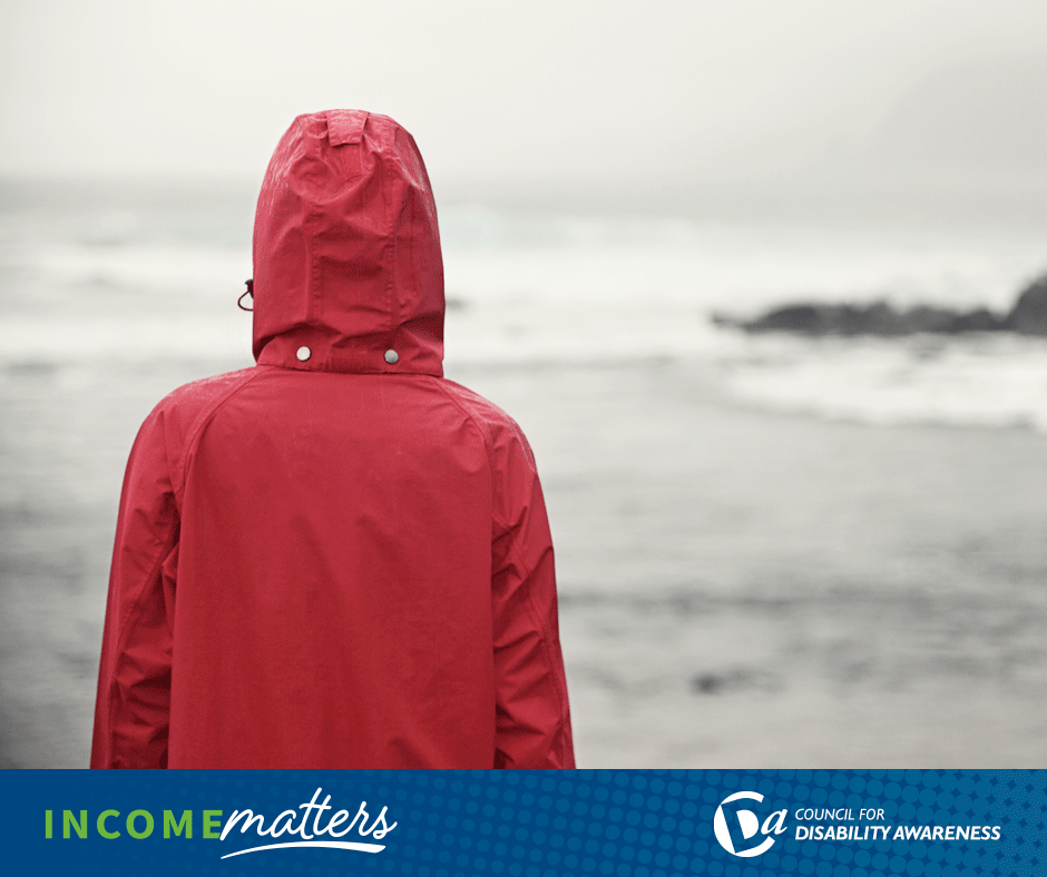 Contemplating a storm, and the effects of climate change. Income Matters.