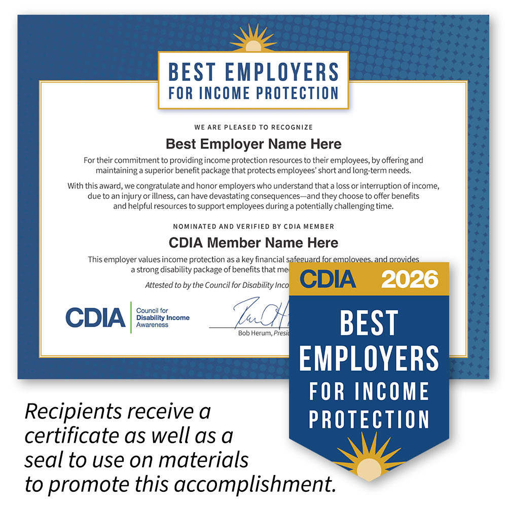 Recipients receive a certificate (image shown) as well as a seal (image shown) to use on materials to promote this accomplishment.